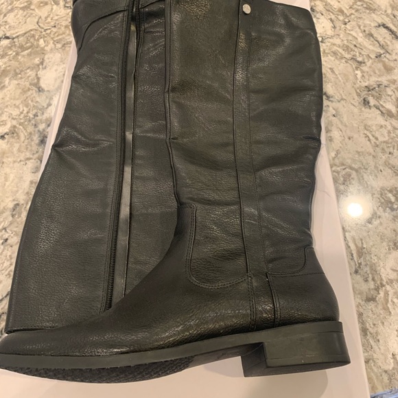 CK Black leather boots 7 - Picture 2 of 5